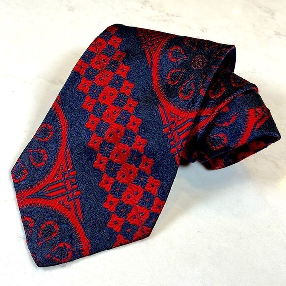 Mariano Rubinacci Vintage Silk Neck Tie - Picture 1 of 4